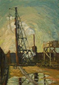 Impressionistische Industrieanlage Impressionistische Industrieanlage