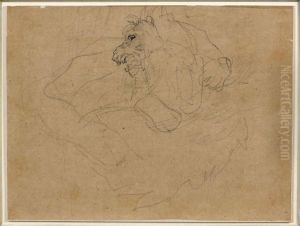 Lion Rugissant by Theodore Gericault