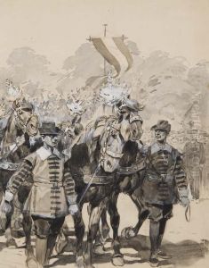 Kaiser-jubilaums-huldigungs-festzug 1898 In Graz by Otto Gerlach