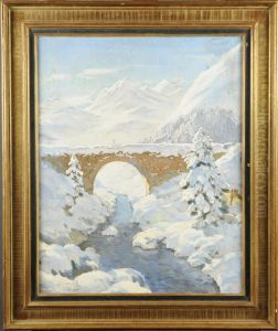 Pont Enneige by Michail Markianovic Germasev