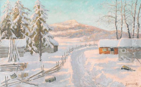 Paysage Enneige - view 1