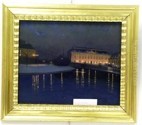 "marskvall" Utsikt Over Riddarholmskanalen. - view 1