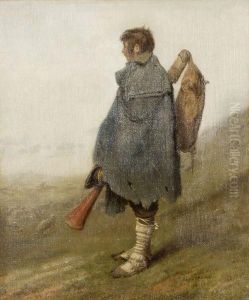 Pifferaro Tenant Sa Zamponia by Jean-Leon Gerome