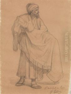 Marchand Ambulant Au Caire by Jean-Leon Gerome