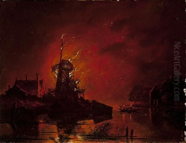 Burning Mill - view 1