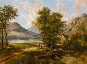 Echo Lake, White Mountain, New Hampshire by Samuel Lancaster Gerry