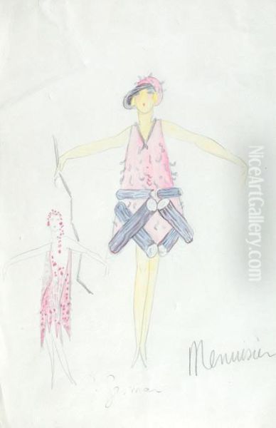 Costume Design For Mistinguett - view 1