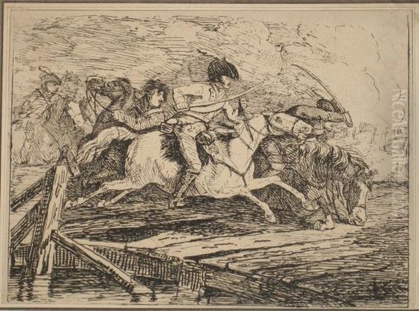 Cavalry Charging. - view 1