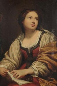 Saint Cecile by Francesco Giovanni Gessi
