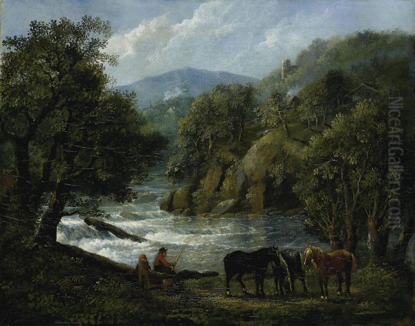 Bewaldetes Flusstal - view 1