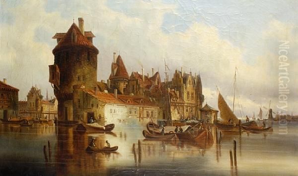 A Riverside Town - view 1