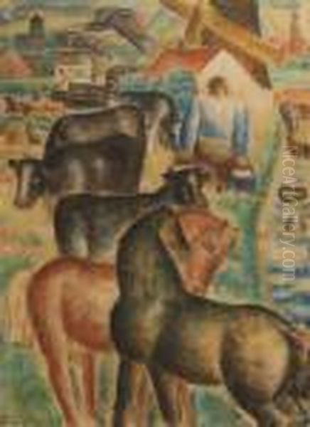 Milking Time On The Farm - view 1