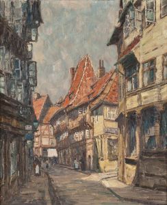 Braunschweiger Altstadtansicht by Fritz Geyer