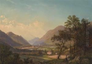"ischl Seen From Carolinens-ruh. South Side" by Karl Michael Geyling