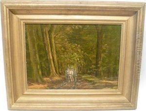 "scene Forestiere". by Adriaan Marinus Geijp