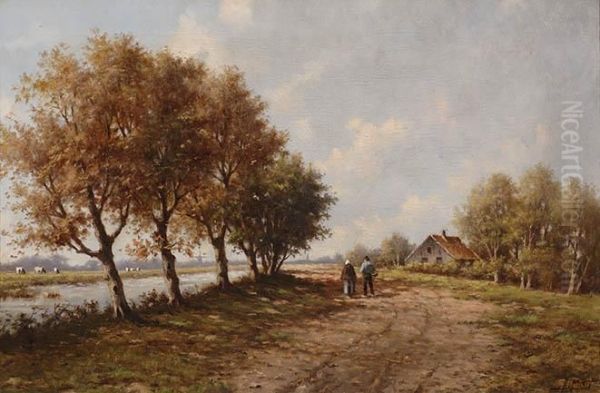 Walkers In Clingendael Park - view 1
