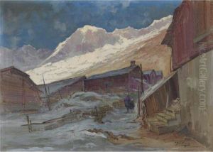Baite Ai Piedi Del Monte Rosa by Cesare Gheduzzi