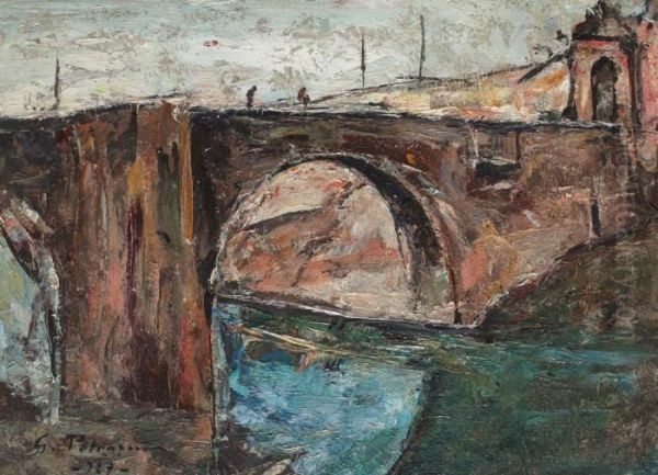 Toledo. Puente Alcantara - view 1