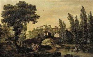 Ponte De Pelagho A Valonbrosa, Toscana by Gherardi