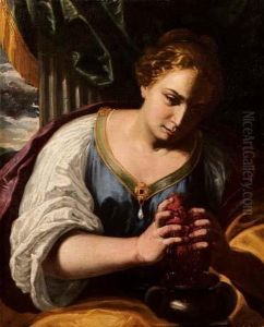 Gismonda E Il Cuore Di Guiscardo by Antonio Gherardi