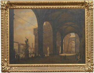 Loggia Dei Lanzi by Giuseppe Gherardi