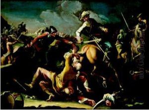Battaglia Tra Turchi E Cristiani by Antonio M. Gherardini