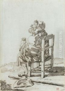 Un Mendiant by Giuseppe Ghezzi