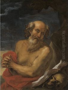 Saint Jerome by Giuseppe Ghezzi