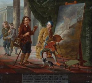La Visita Ad Apelle by Pier Leone Ghezzi