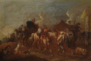 Caravane De Marchands by Matteo Dei Pitocchi Ghidoni