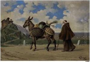 "ritorno Al Convento" 1899 by Celestino Ghione