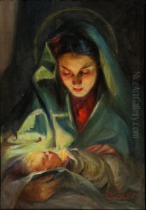 "madonna Con Bambino" by Giuseppe Ghiringhelli
