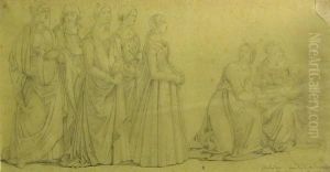 The Nativity Of Mary by Ghirlandaio Domenico