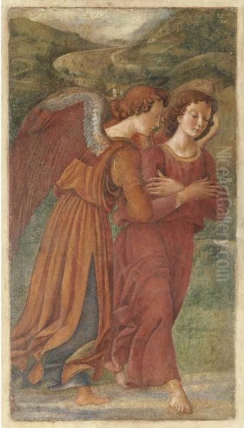 Two Angels In Adoration - view 1