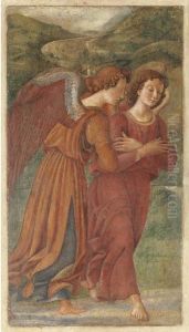Two Angels In Adoration
