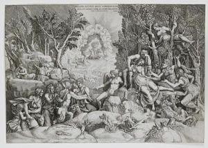 The Death Of Procris by Giorgio Ghisi