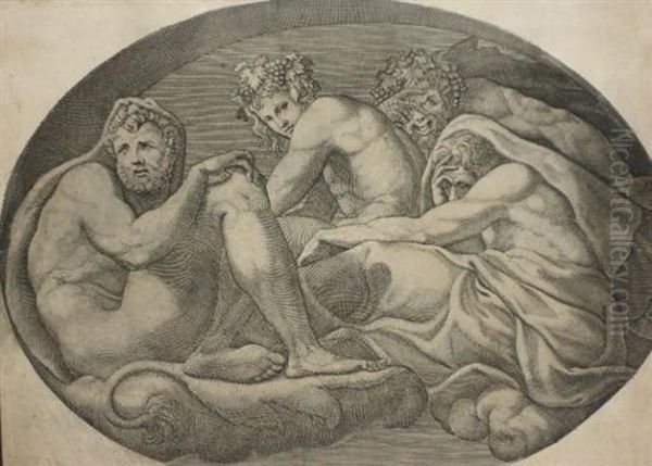 Hercules, Bacchus, Pan, And Another God * Venus - view 1