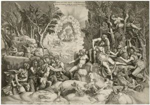 Der Tod Der Procris by Giorgio Ghisi