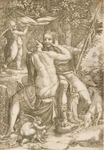 Venus Et Adonis by Teodoro M. Ghisi