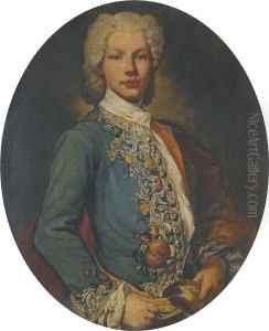 Portrait Of A Young Man In A Green Tunic by Vittore Ghislandi