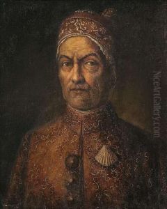 Portrait Of A Doge In A Regalia Of Brocade.