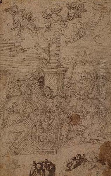 The Adoration Of The Shepherds. - view 1