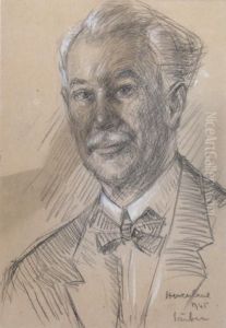 General Georgescu-pion's Portrait by Gh.Sarbu