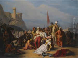 Surrender Of The Crusaders During The Siege Of Aleppo by Vincenzo Giacomelli