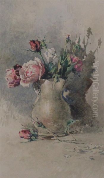 Roses In A Jug - view 1