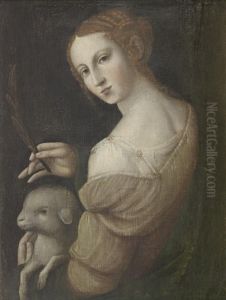 Saint Agnes by Giampietrino