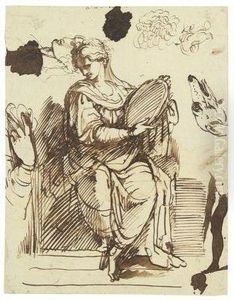 Allegorie Der Prudentia by Felice Gianni