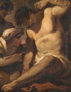 Saint Sebastien Soigne Par Irene by Felice Gianni