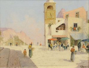Piazza A Capri by Gianni