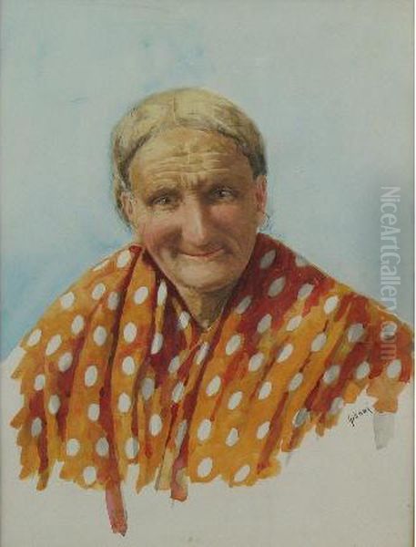 Portrait On An Elderly Man And Lady - view 1